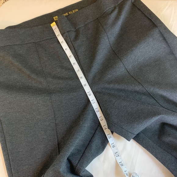 Anne Klein Charcoal Gray Pull-On Pants - Women's XXL - Sleek & Comfortable - Picture 6 of 8